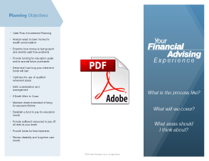 Financial Planning Process